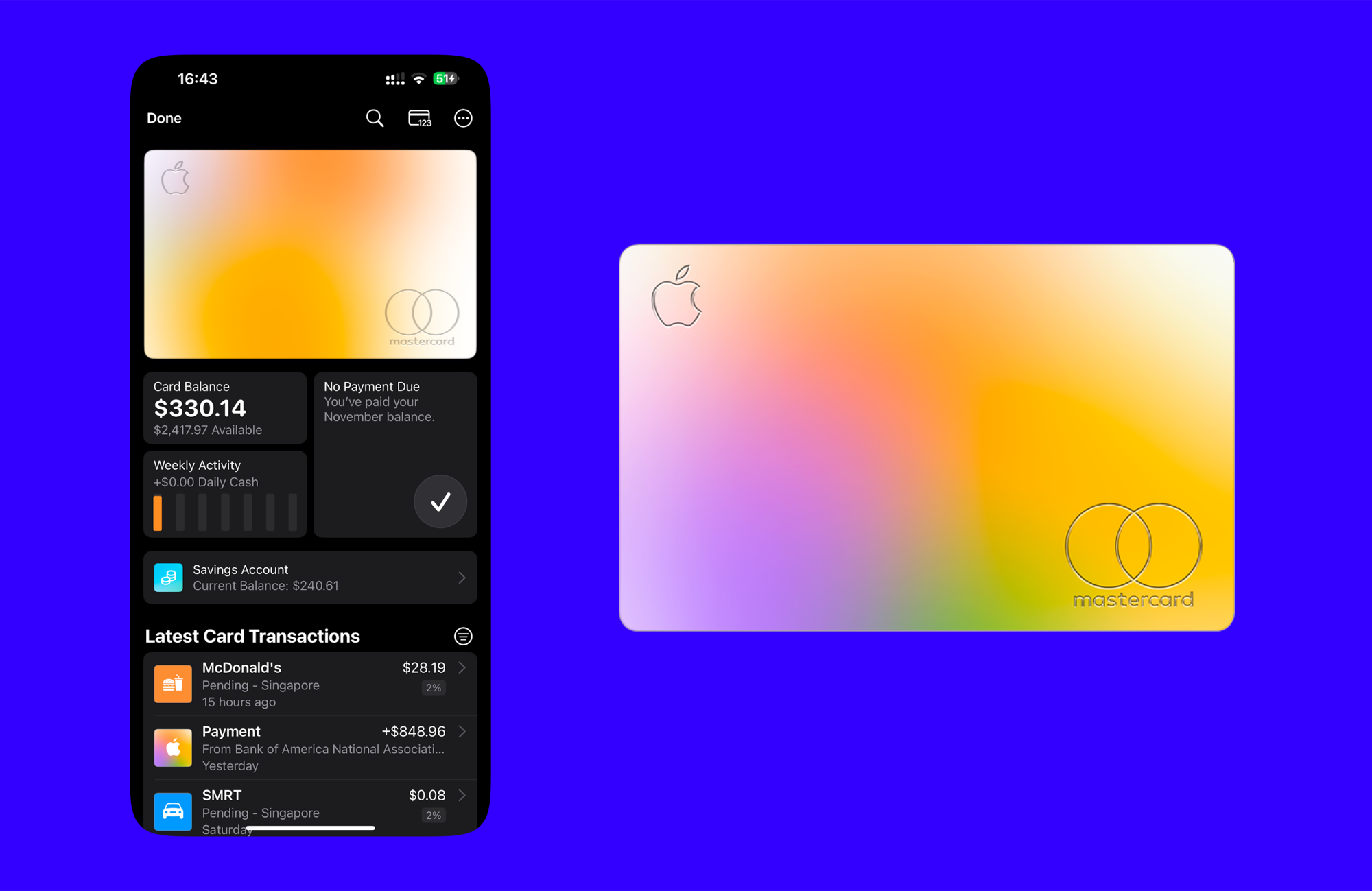 Expenses app UI concept