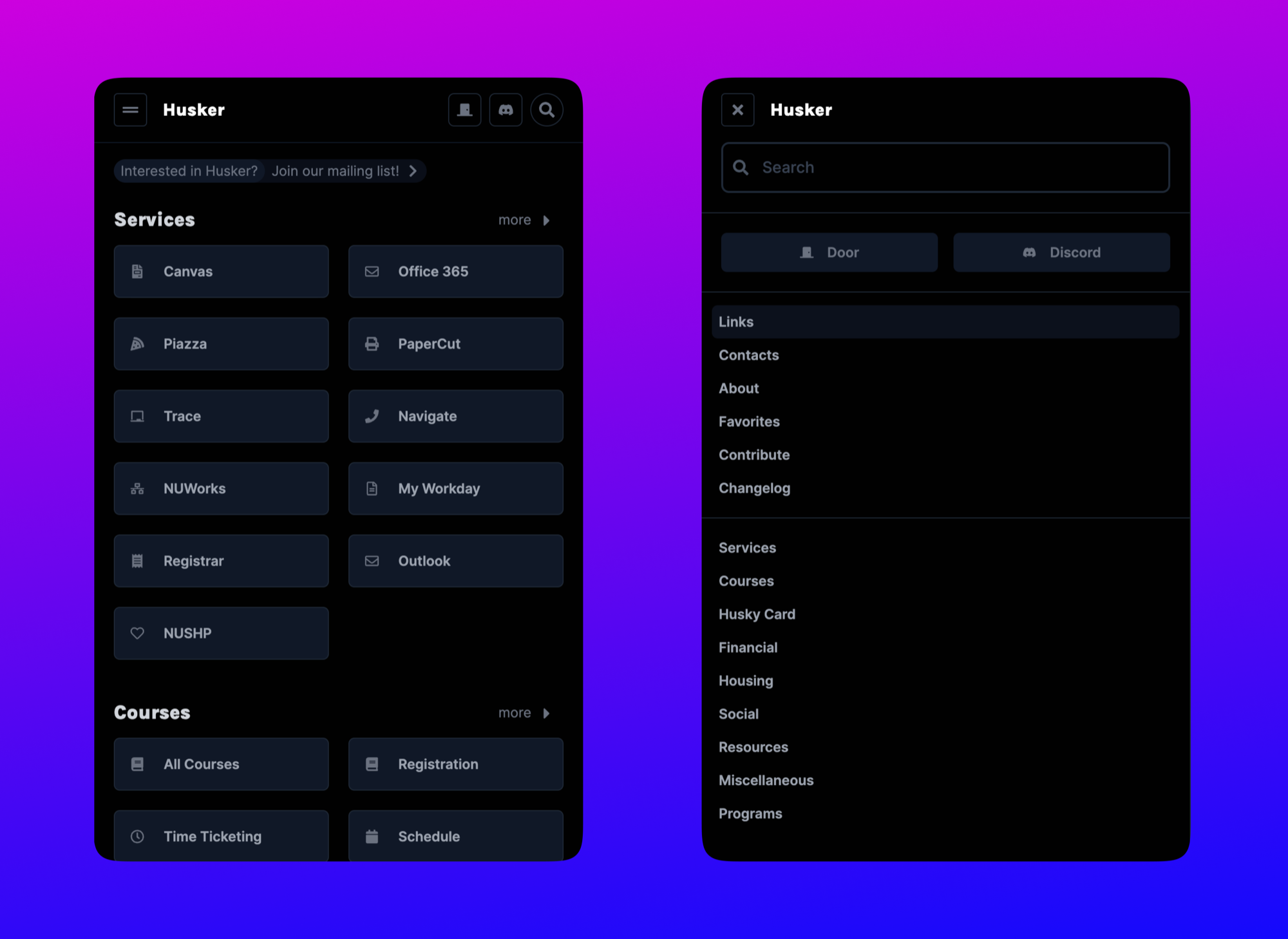 Husker favorites location