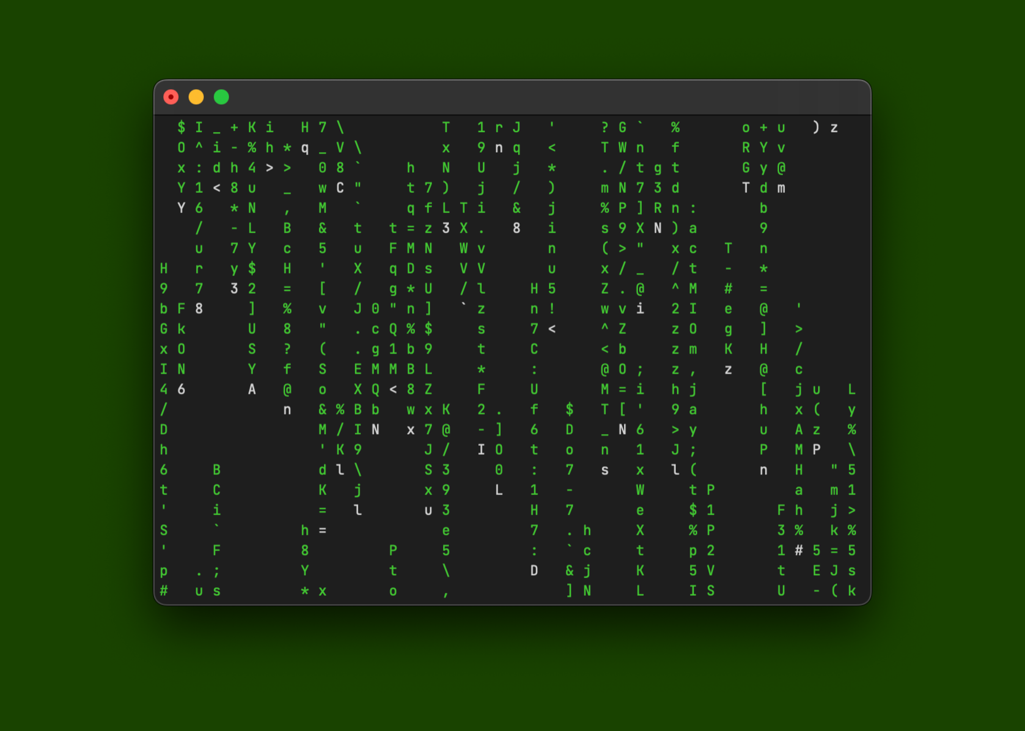 cmatrix terminal effect