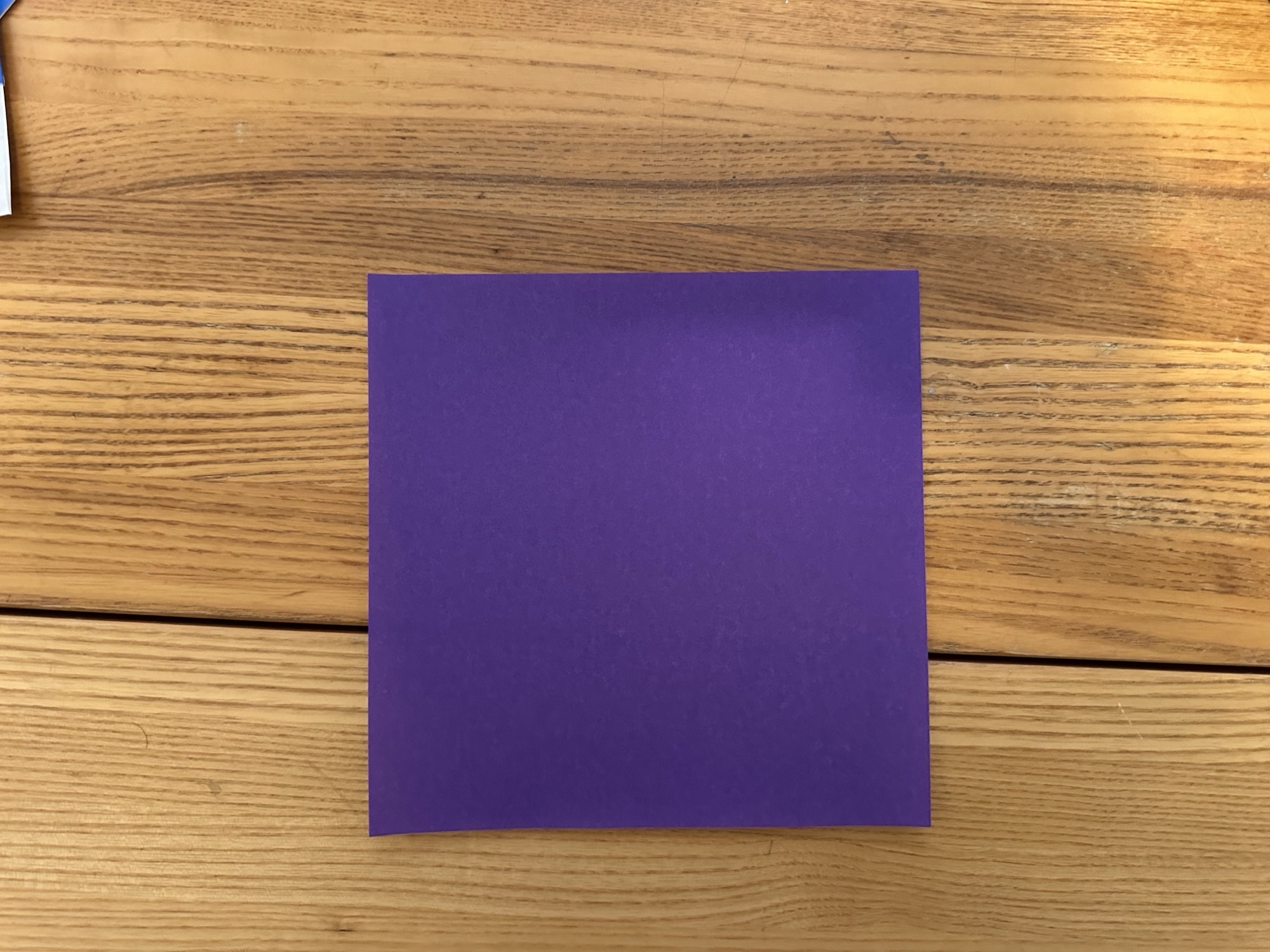 Origami dress step 1