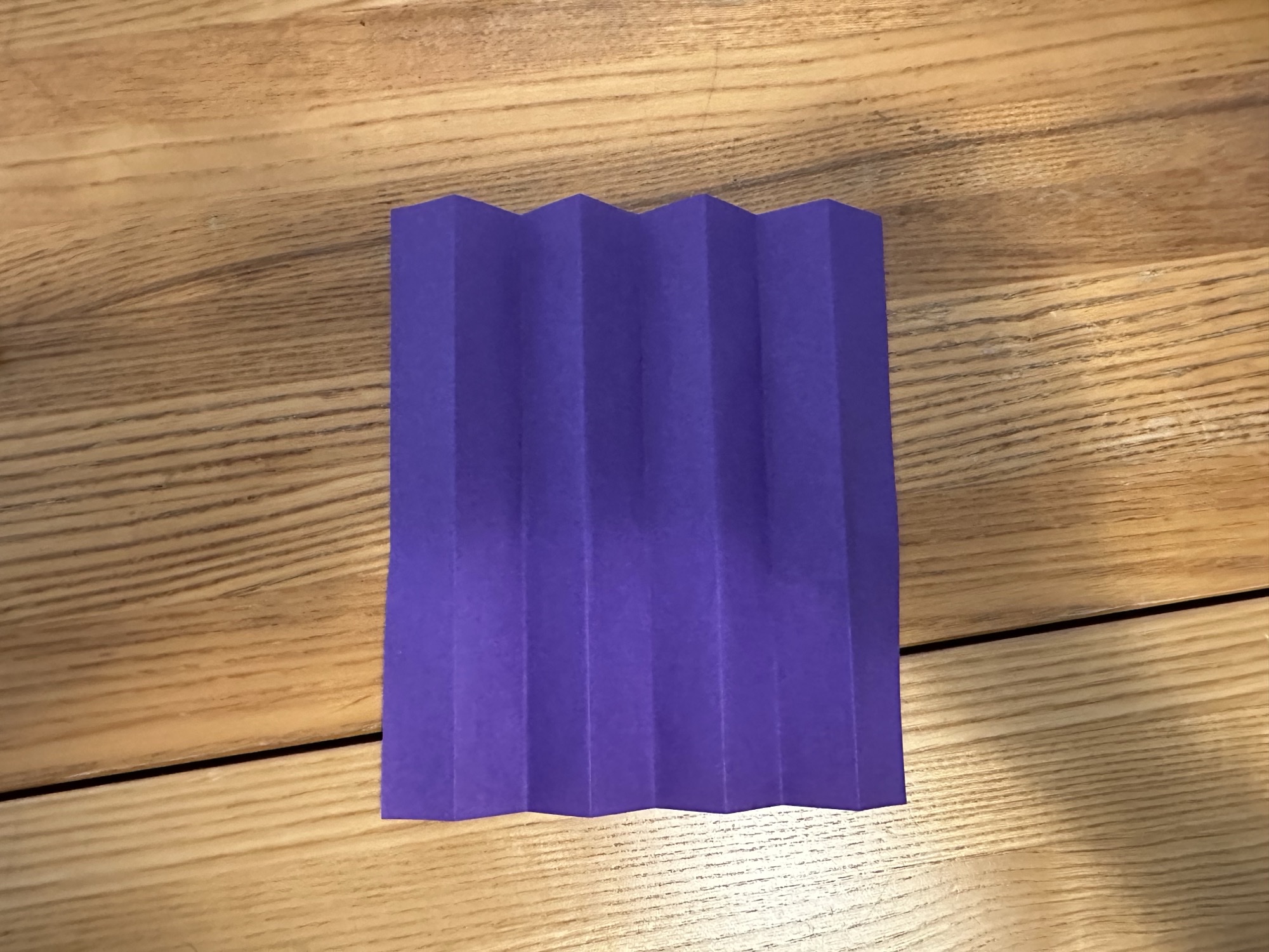 Origami dress step 2