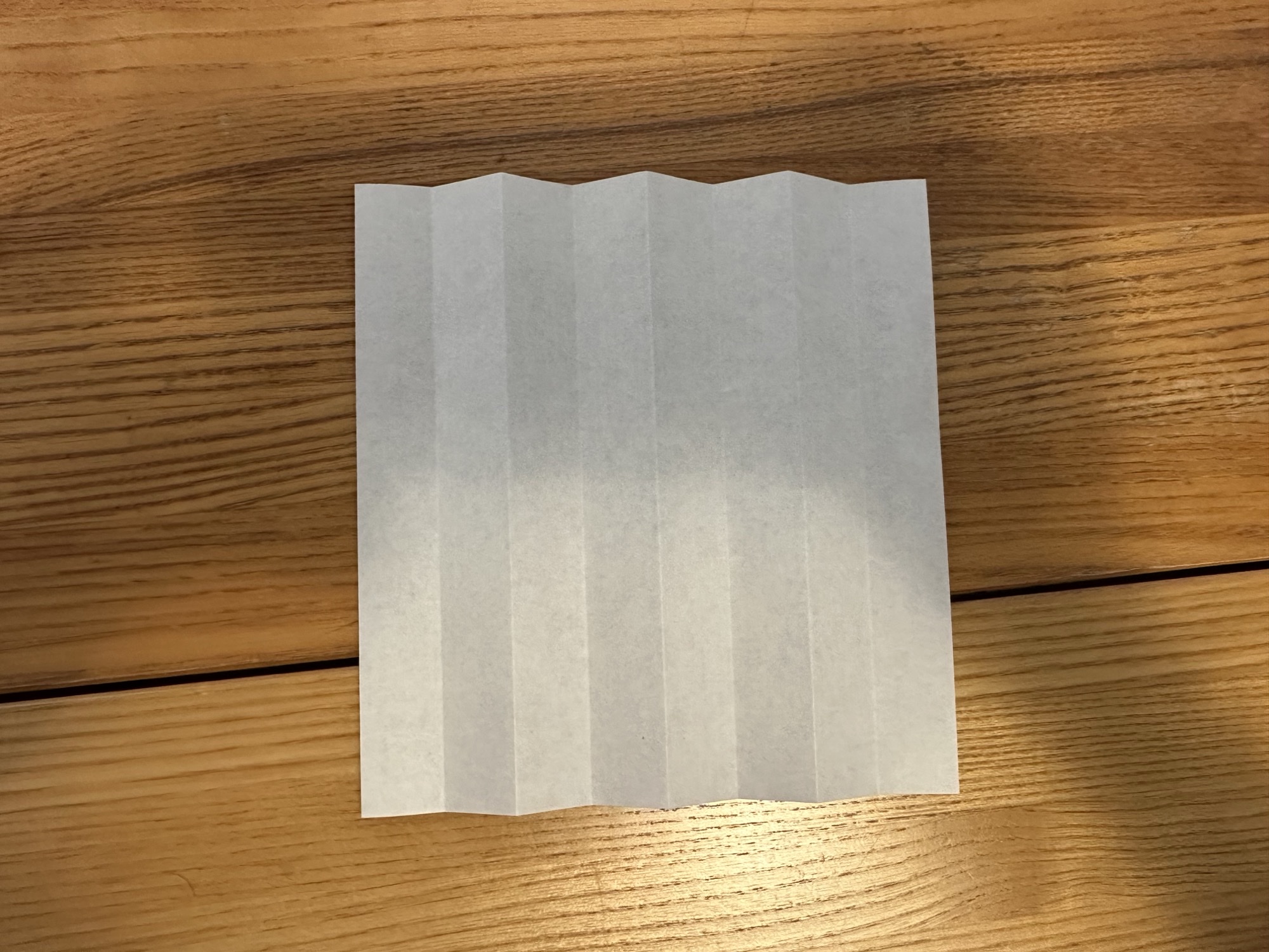 Origami dress step 3