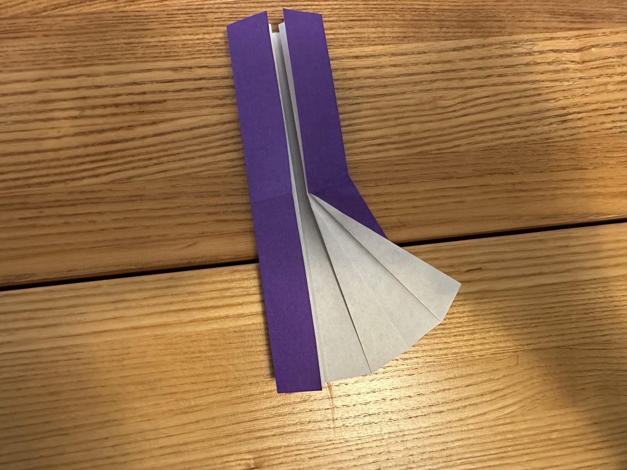 Origami dress step 8