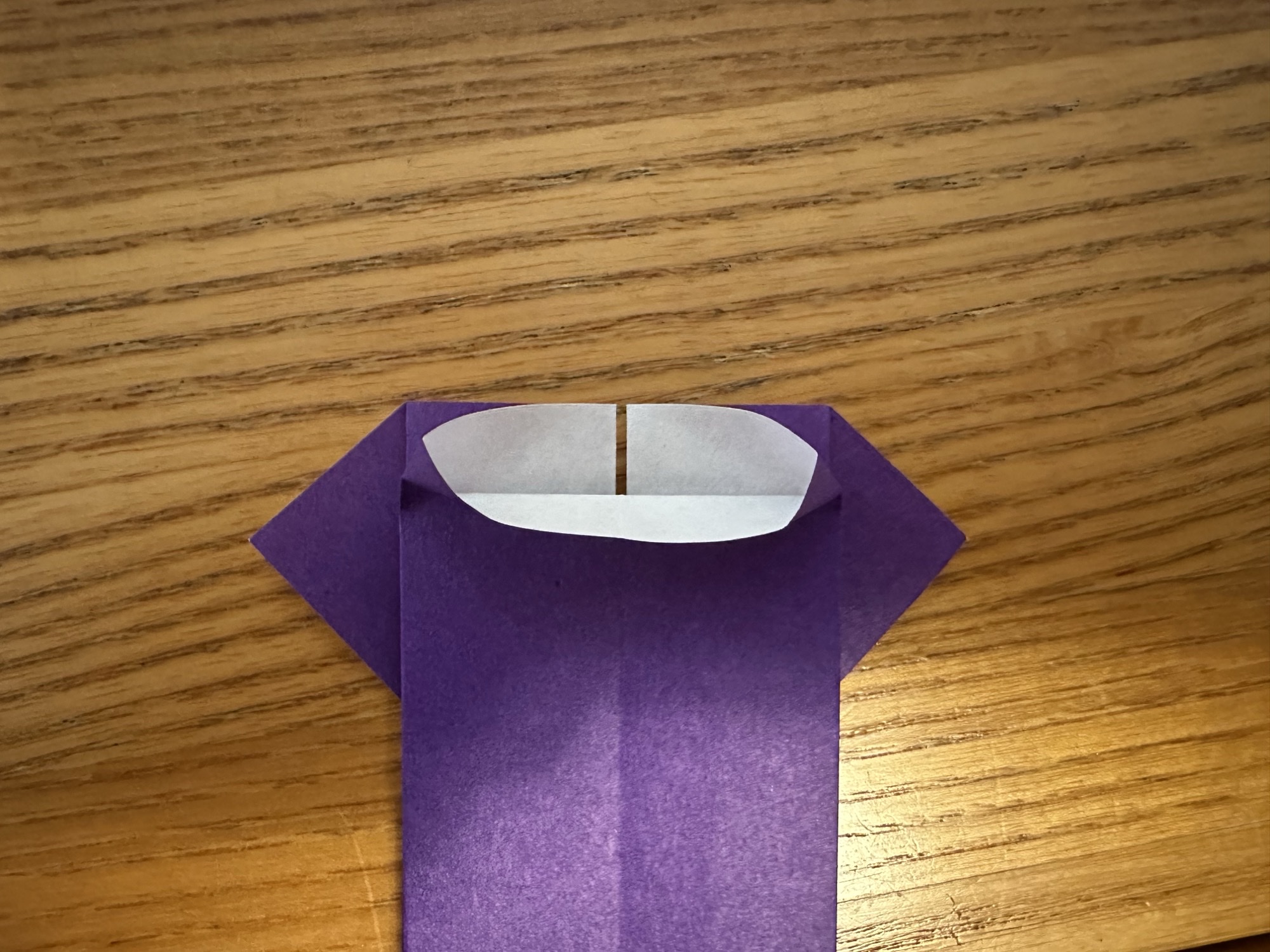 Origami dress step 12