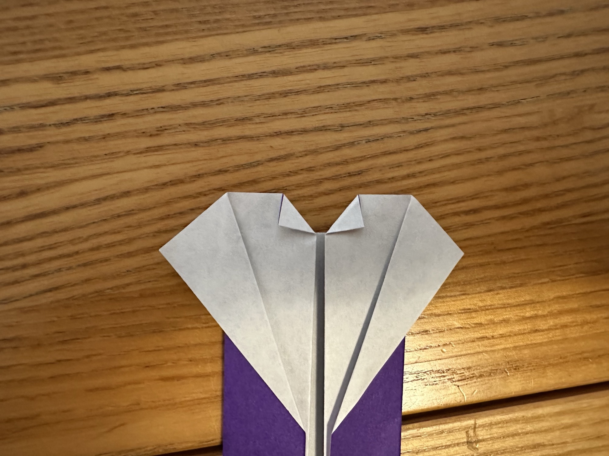 Origami dress step 14