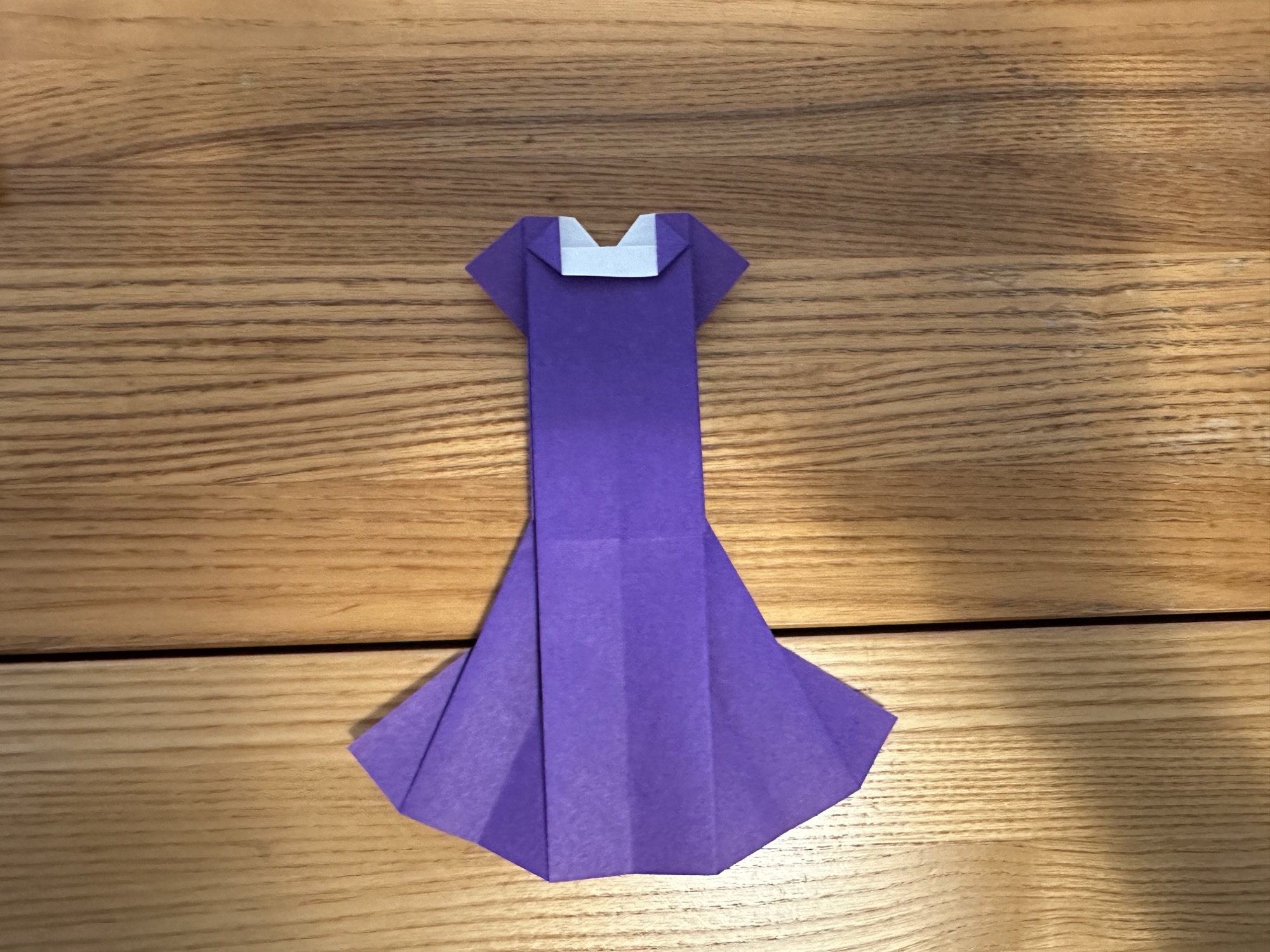 Origami dress finished model