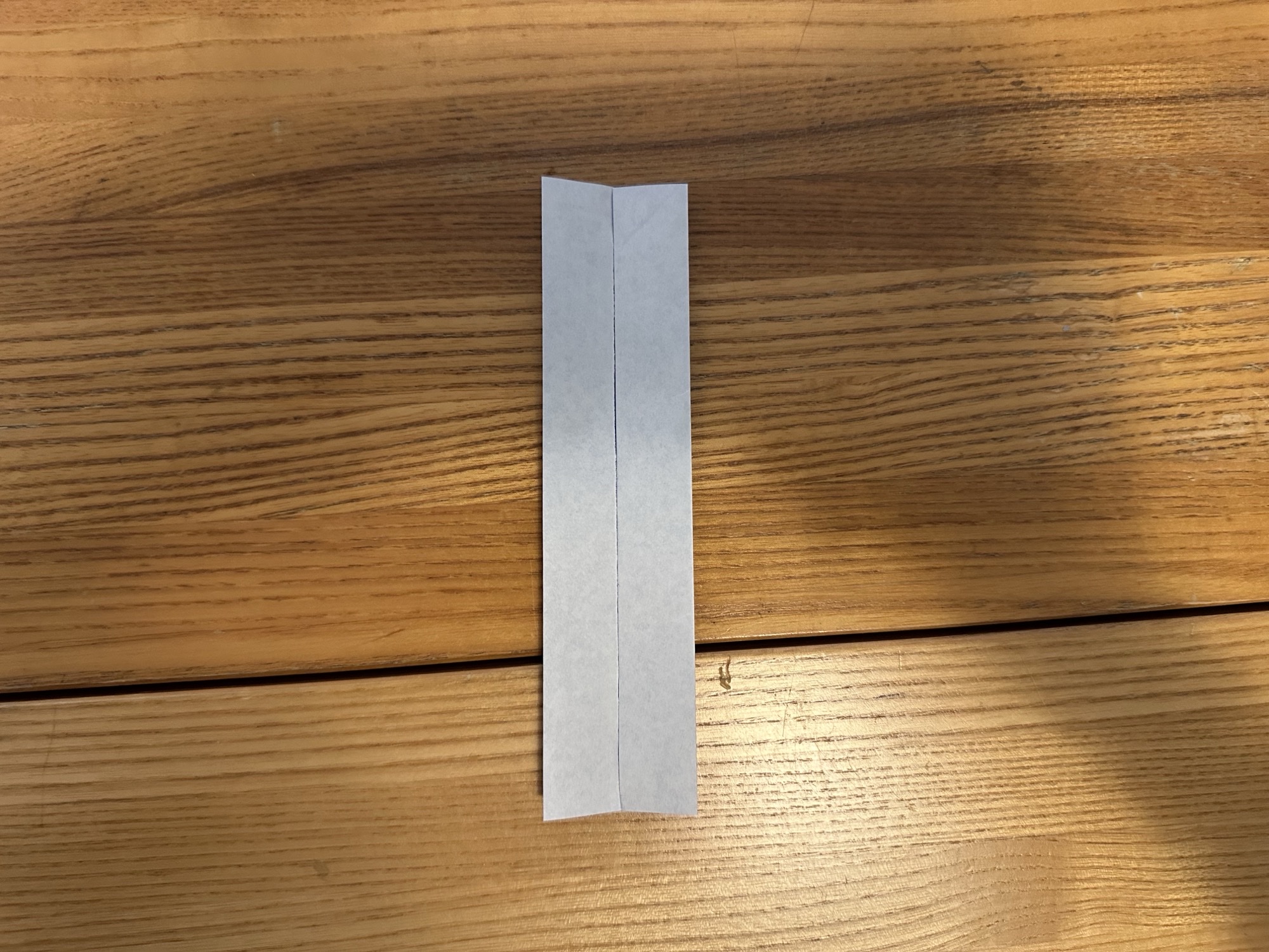 Origami shirt step 1