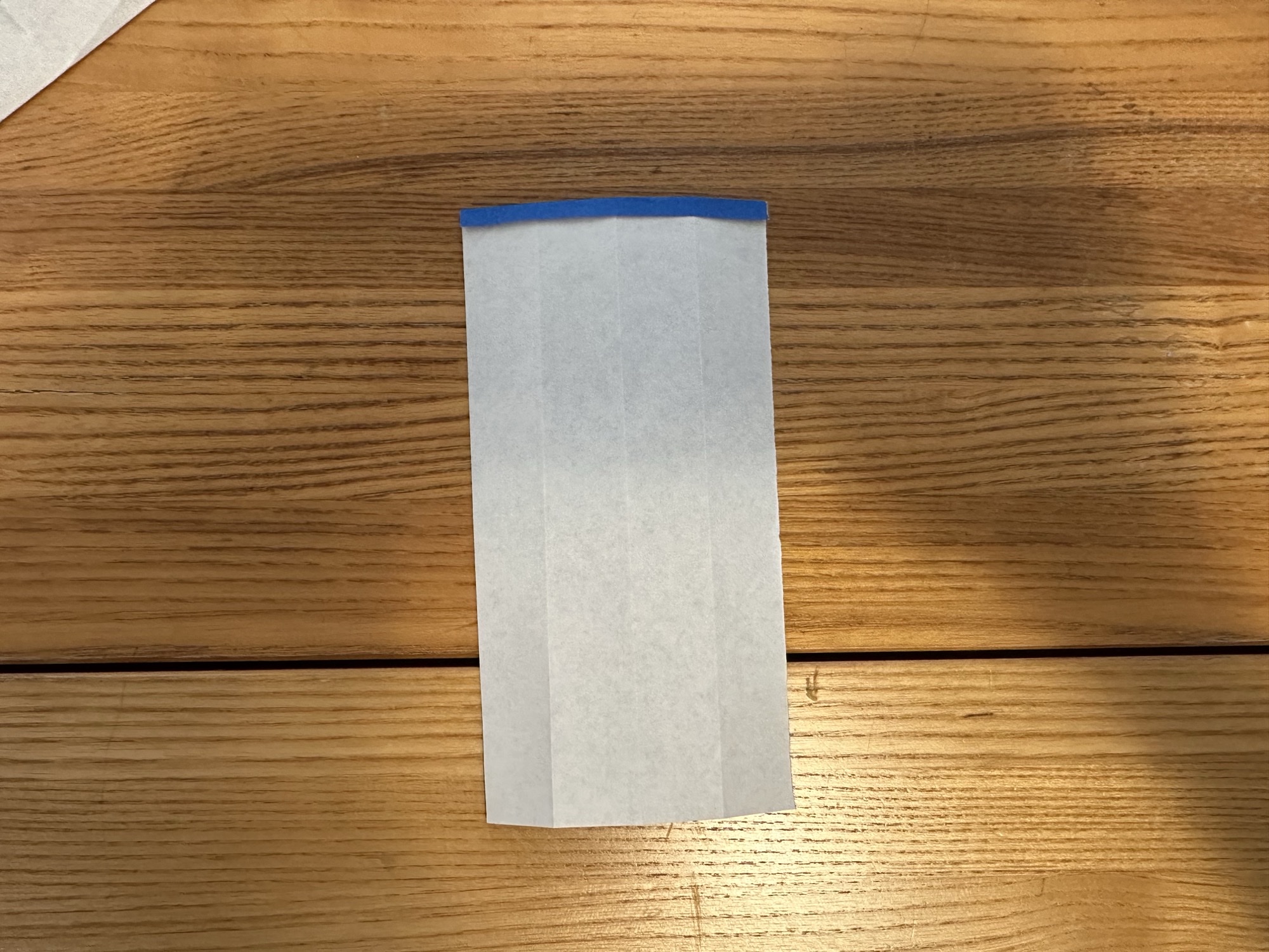 Origami shirt step 3