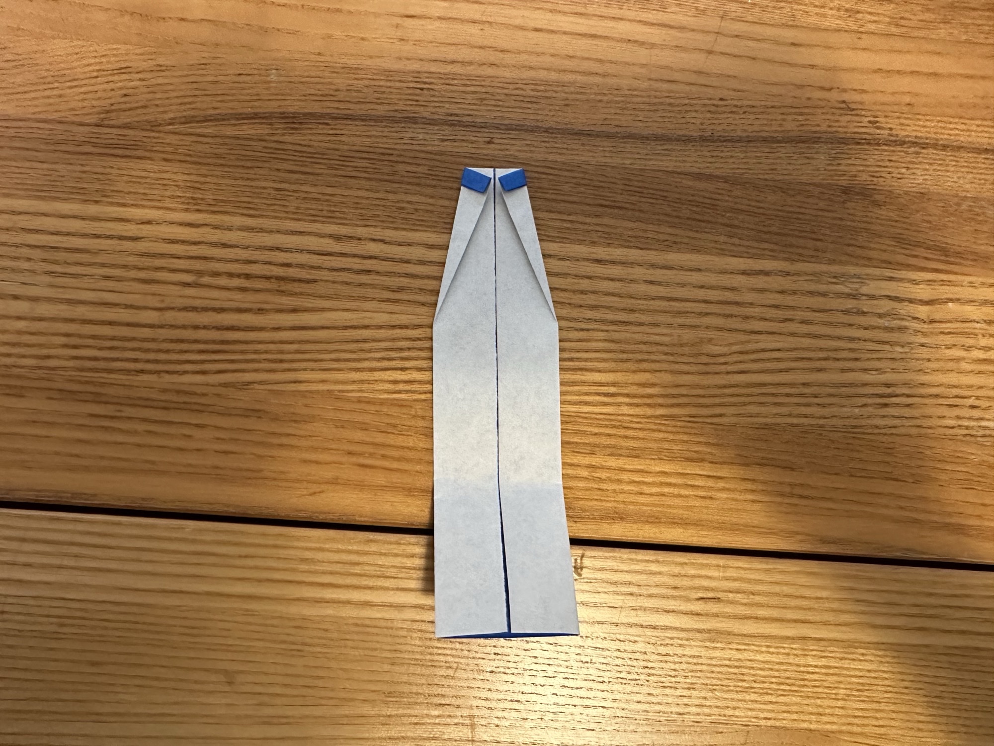 Origami shirt step 7