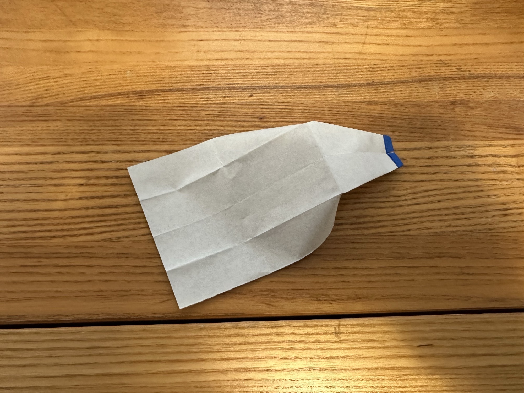 Origami shirt step 10