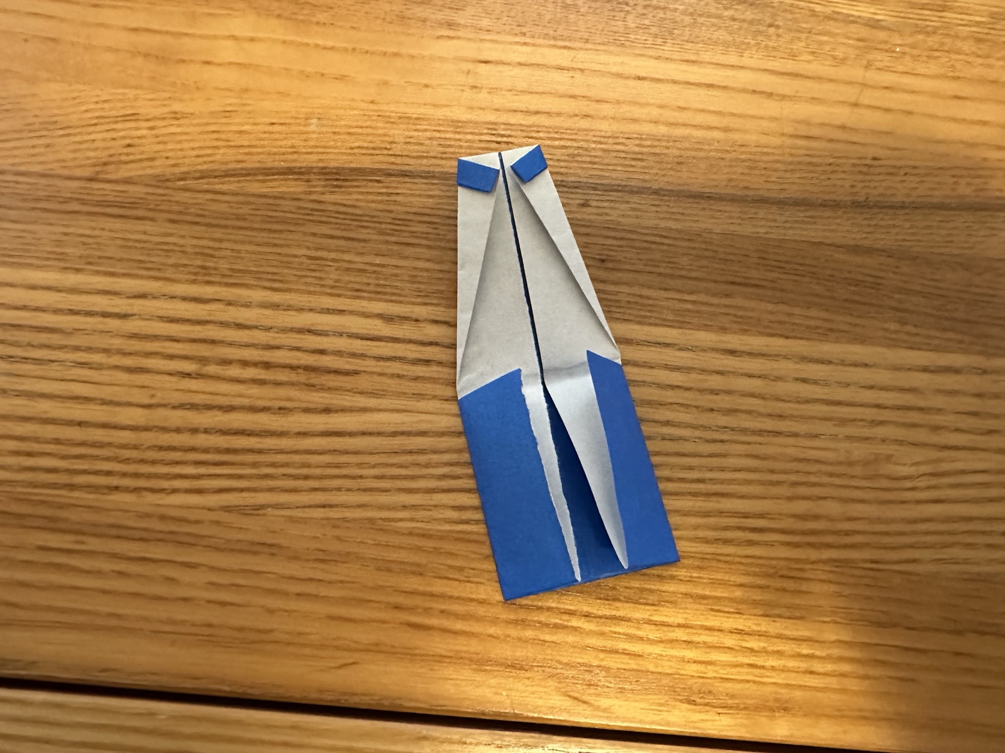 Origami shirt step 12