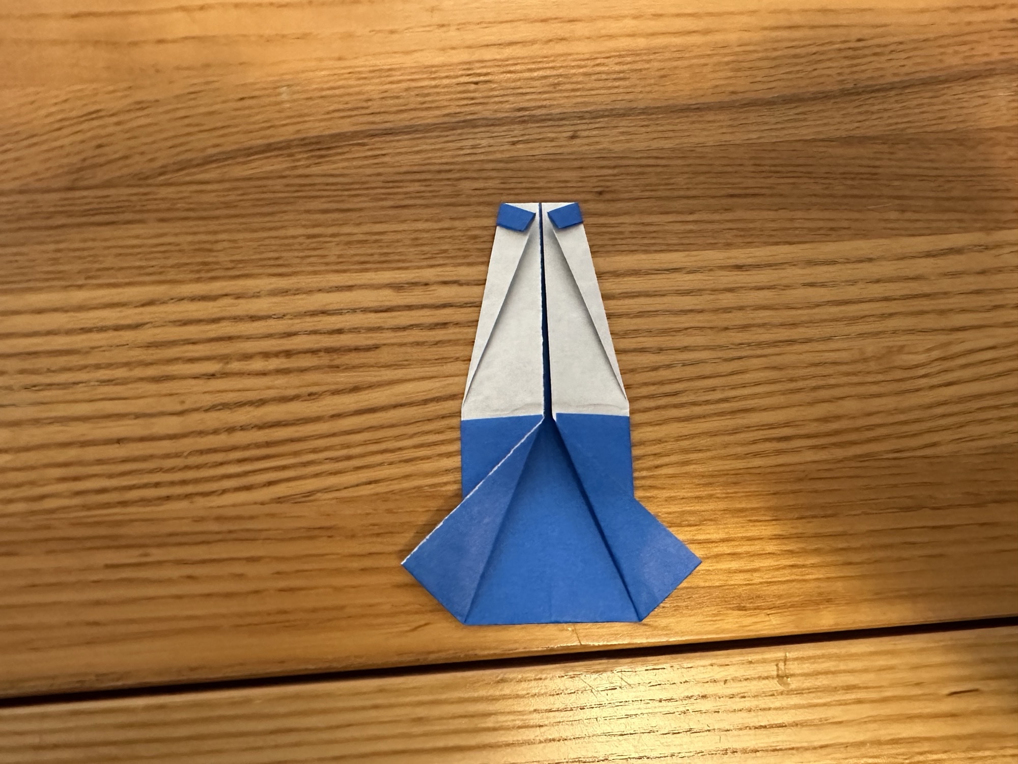 Origami shirt step 13