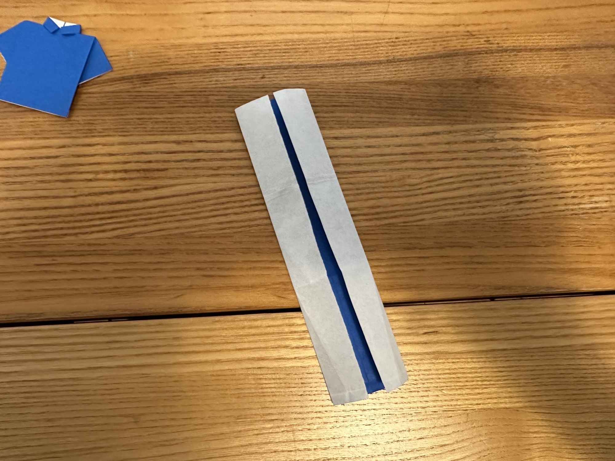 Origami pants step 1